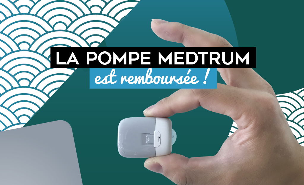 La Pompe Medtrum TouchCare® patch | La Belle & le Diabète | visuel Facebook